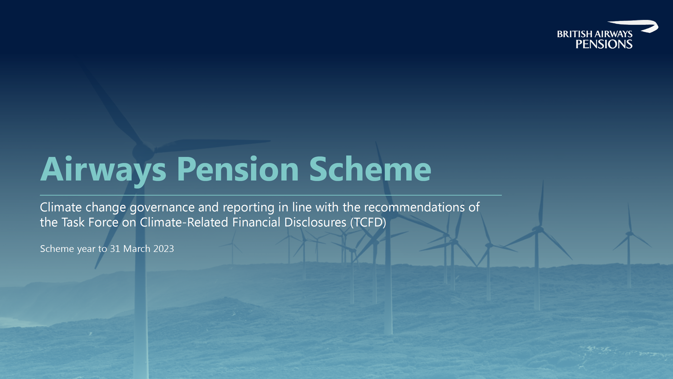 Task Force on Climate-Related Financial Disclosures (TCFD) Report